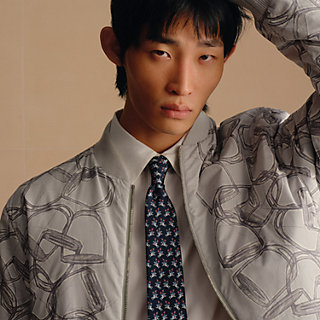 Sur les Toits d'Hermès tie | Hermès Mainland China